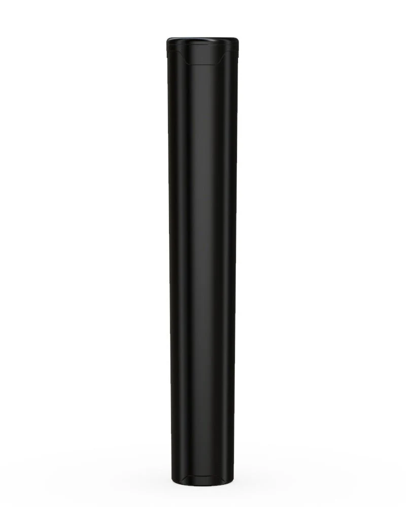CHUBBY GORILLA | Child Resistant Pop-Cap Black Aviator Plastic Tubes | 116mm - Black Cap - 1500 Count - Image 4