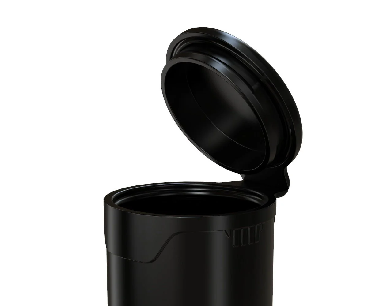 CHUBBY GORILLA | Child Resistant Pop-Cap Black Aviator Plastic Tubes | 98mm - Black Cap - 1500 Count - Image 4