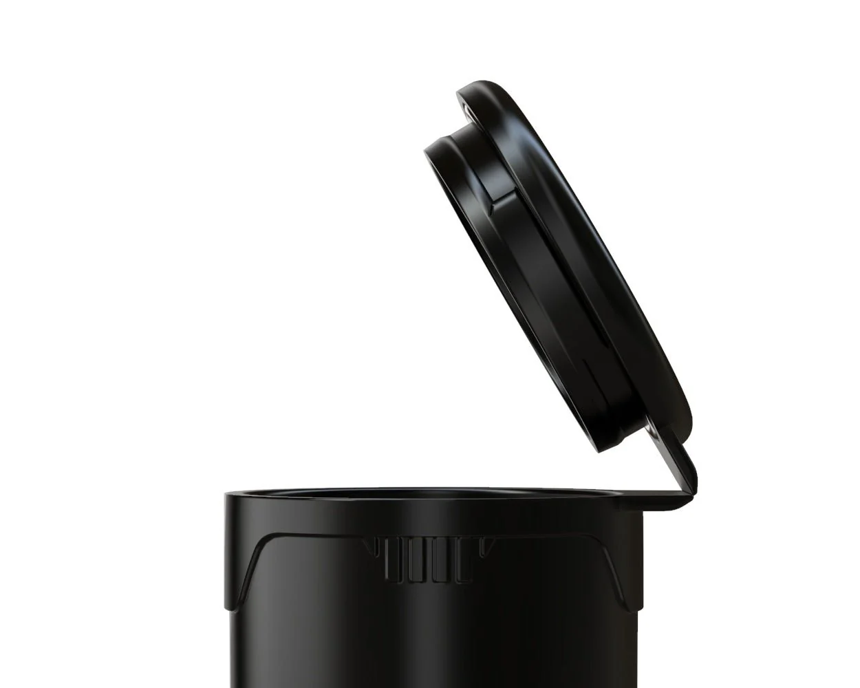 CHUBBY GORILLA | Child Resistant Pop-Cap Black Aviator Plastic Tubes | 98mm - Black Cap - 1500 Count - Image 7