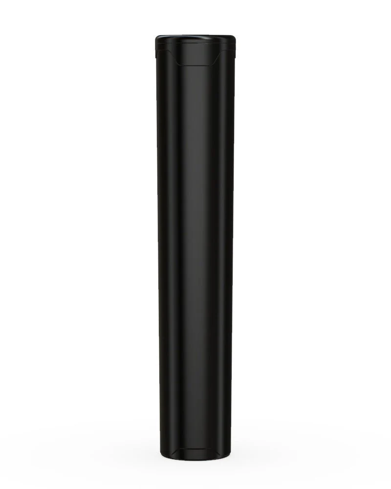 CHUBBY GORILLA Child Resistant Pop-Cap Black Aviator Plastic Tubes | 98mm - Black Cap | Sample