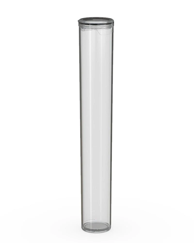 CHUBBY GORILLA | Child Resistant Pop-Cap Clear Aviator Plastic Tubes | 116mm - Clear Cap - 1500 Count - Image 2