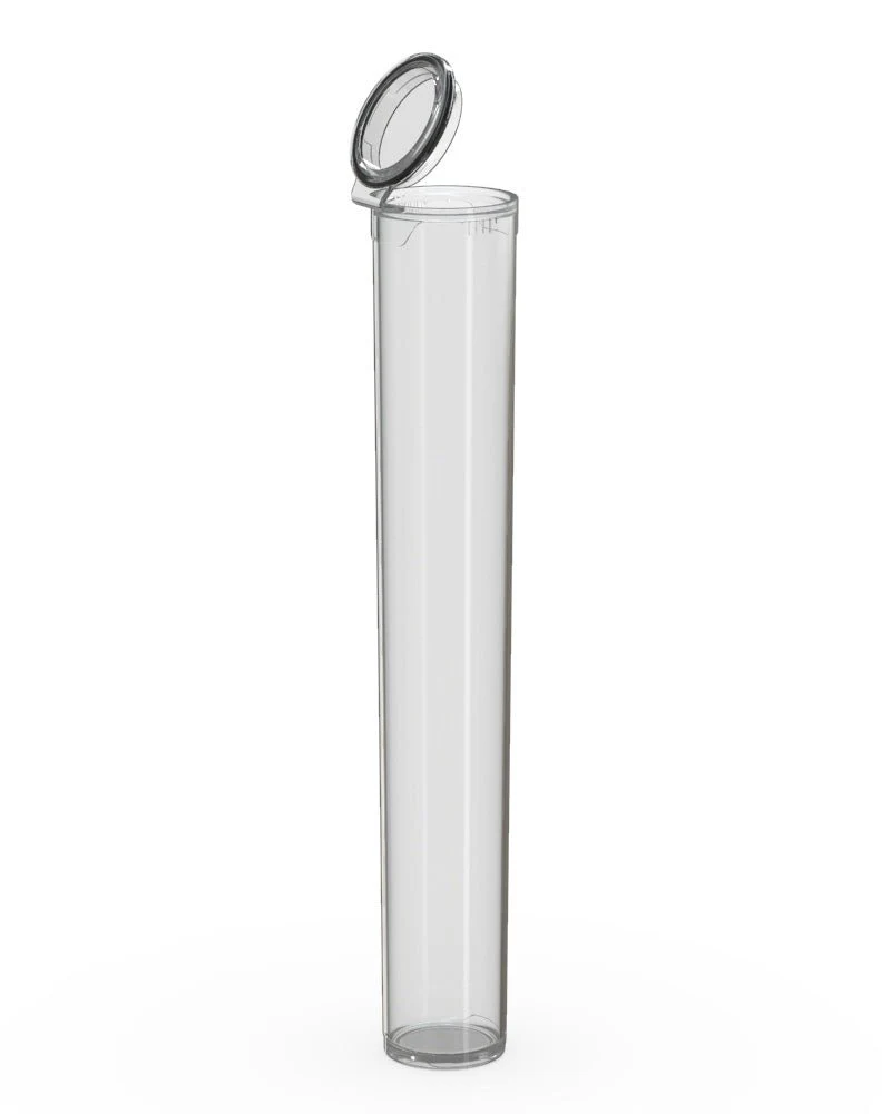 CHUBBY GORILLA | Child Resistant Pop-Cap Clear Aviator Plastic Tubes | 116mm - Clear Cap - 1500 Count - Image 5