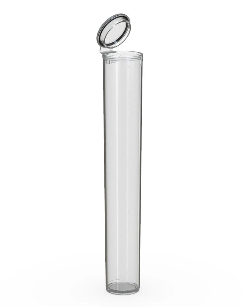 CHUBBY GORILLA | Child Resistant Pop-Cap Clear Aviator Plastic Tubes | 116mm - Clear Cap - 1500 Count - Image 6