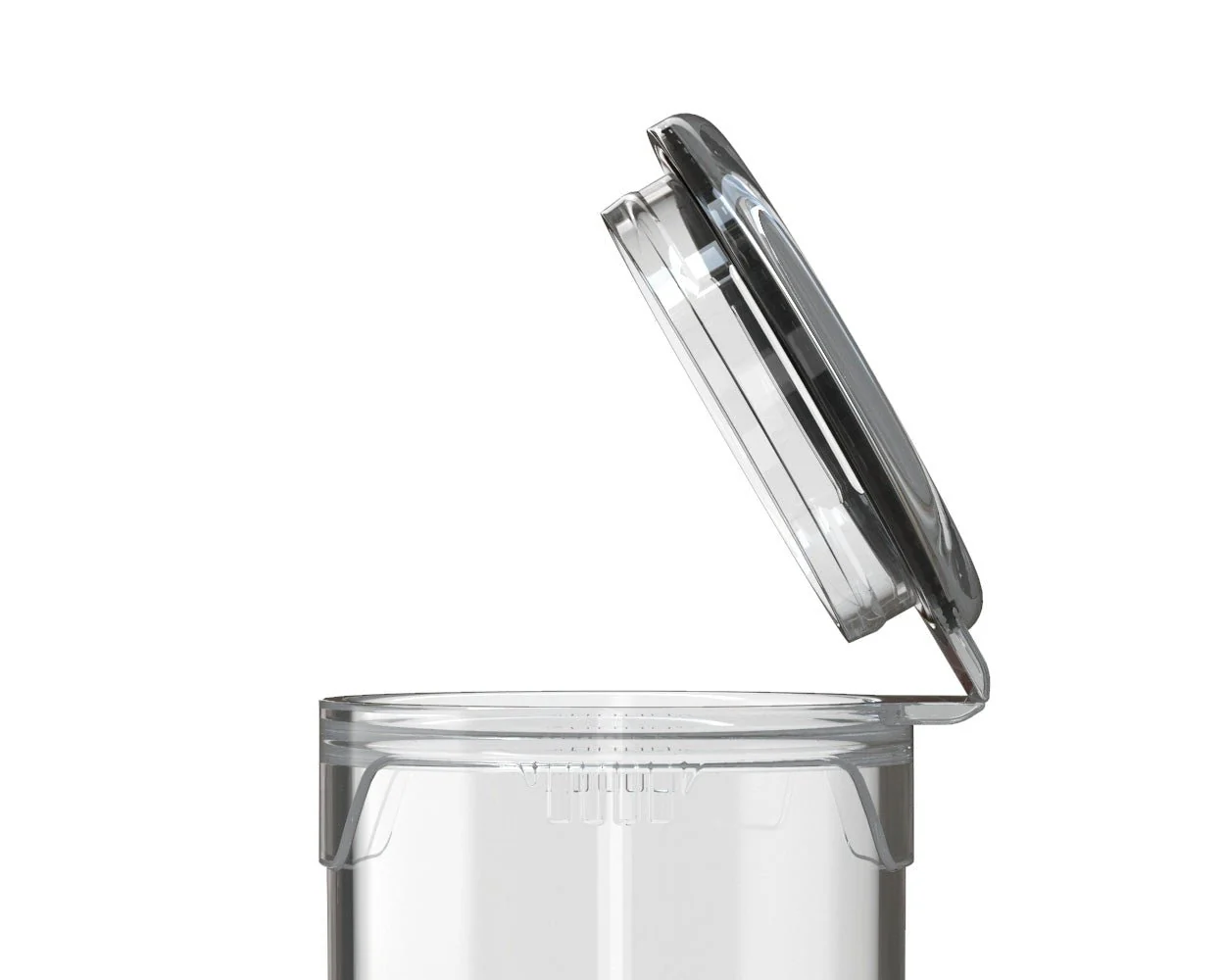 CHUBBY GORILLA | Child Resistant Pop-Cap Clear Aviator Plastic Tubes | 116mm - Clear Cap - 1500 Count - Image 7