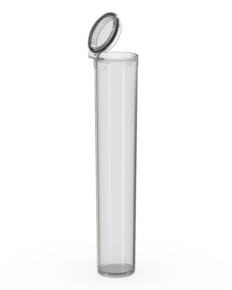 CHUBBY GORILLA | Child Resistant Pop-Cap Clear Aviator Plastic Tubes | 98mm - Clear Cap - 1500 Count - Image 5