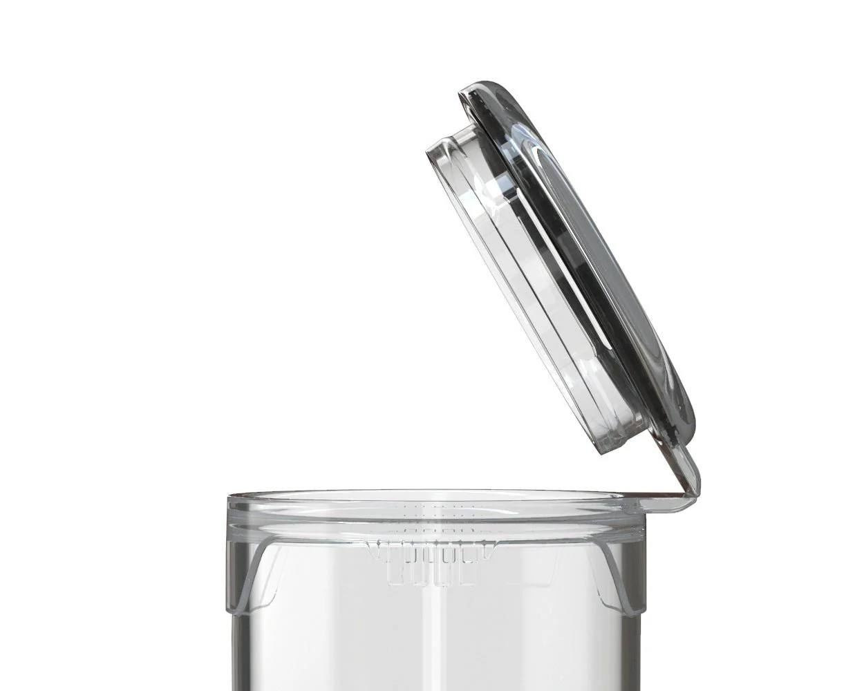 CHUBBY GORILLA | Child Resistant Pop-Cap Clear Aviator Plastic Tubes | 98mm - Clear Cap - 1500 Count - Image 7
