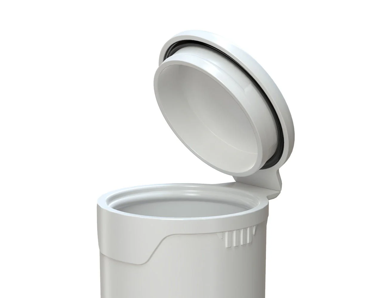 CHUBBY GORILLA | Child Resistant Pop-Cap White Aviator Plastic Tubes | 116mm - White Cap - 1500 Count - Image 4