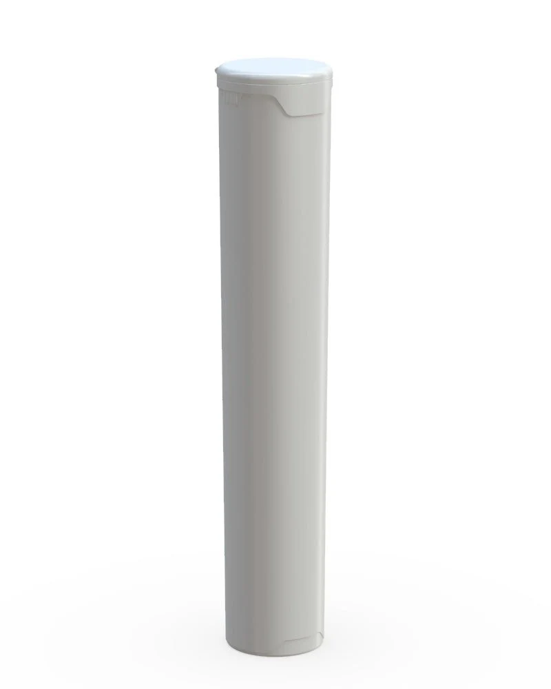 CHUBBY GORILLA | Child Resistant Pop-Cap White Aviator Plastic Tubes | 98mm - White Cap - 1500 Count - Image 2