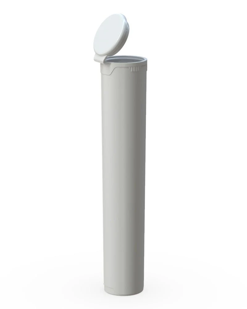 CHUBBY GORILLA | Child Resistant Pop-Cap White Aviator Plastic Tubes | 98mm - White Cap - 1500 Count - Image 5