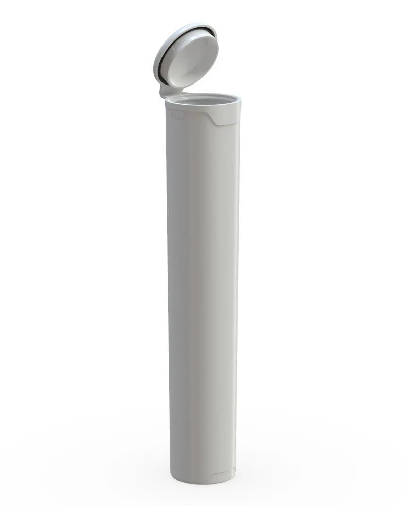 CHUBBY GORILLA | Child Resistant Pop-Cap White Aviator Plastic Tubes | 98mm - White Cap - 1500 Count - Image 6