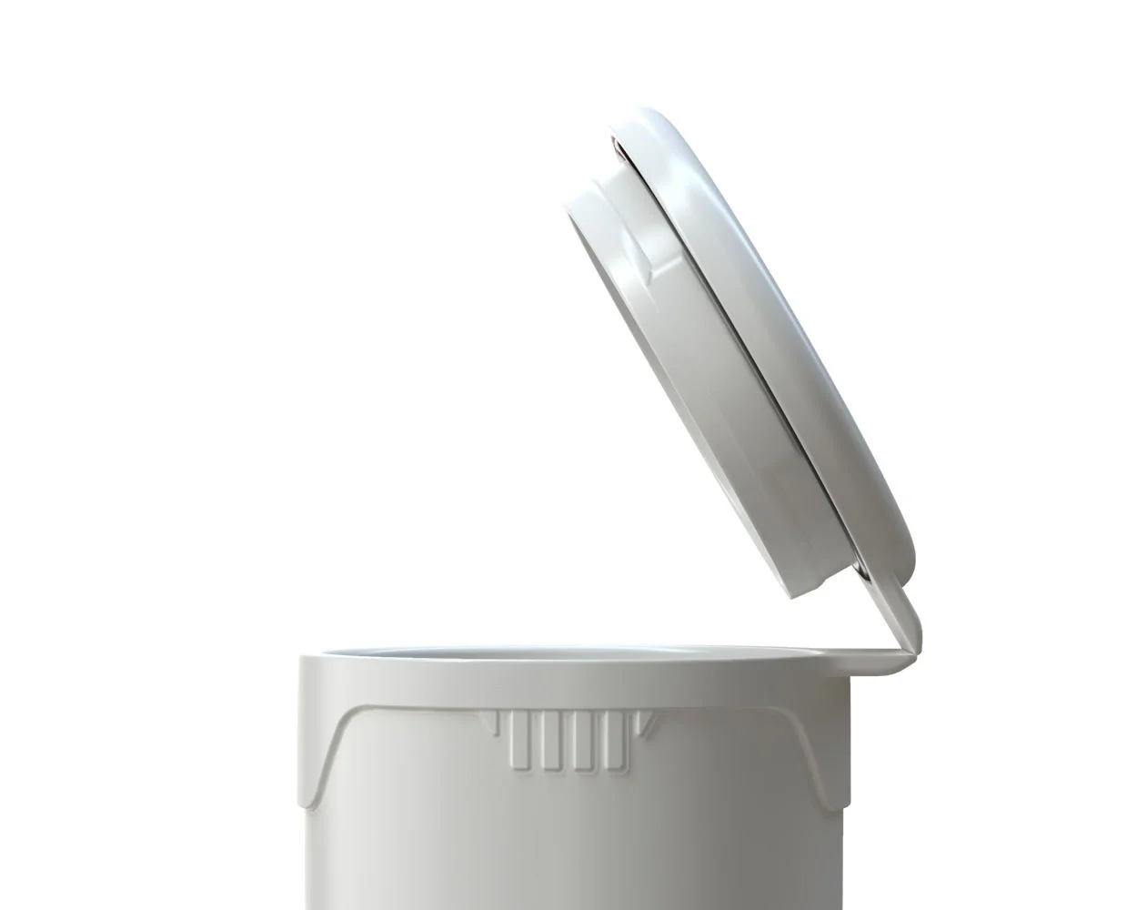 CHUBBY GORILLA | Child Resistant Pop-Cap White Aviator Plastic Tubes | 98mm - White Cap - 1500 Count - Image 7