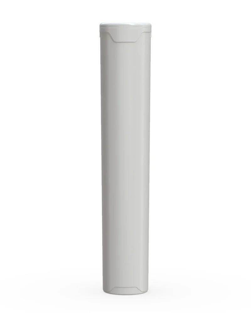 CHUBBY GORILLA Child Resistant Pop-Cap White Aviator Plastic Tubes | 98mm - White Cap | Sample