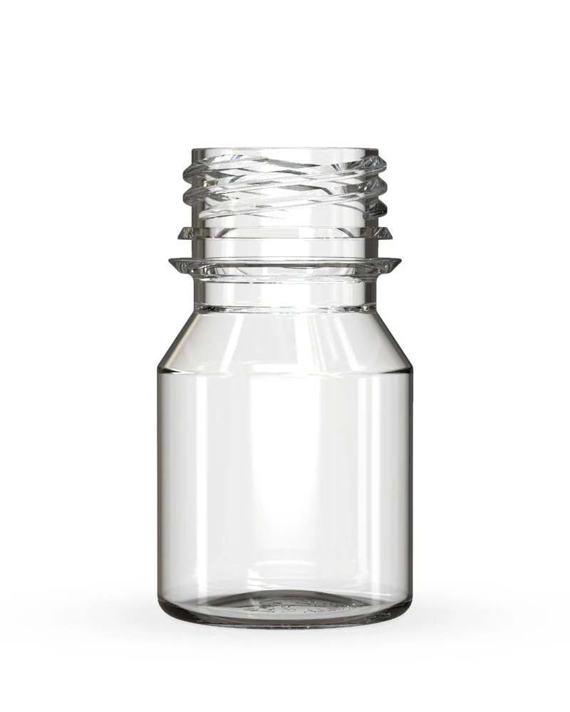 CHUBBY GORILLA | Child Resistant Stubby Aviator Shot Bottles Clear | 30mL - w/ Clear Lid - 800 Count - Image 4