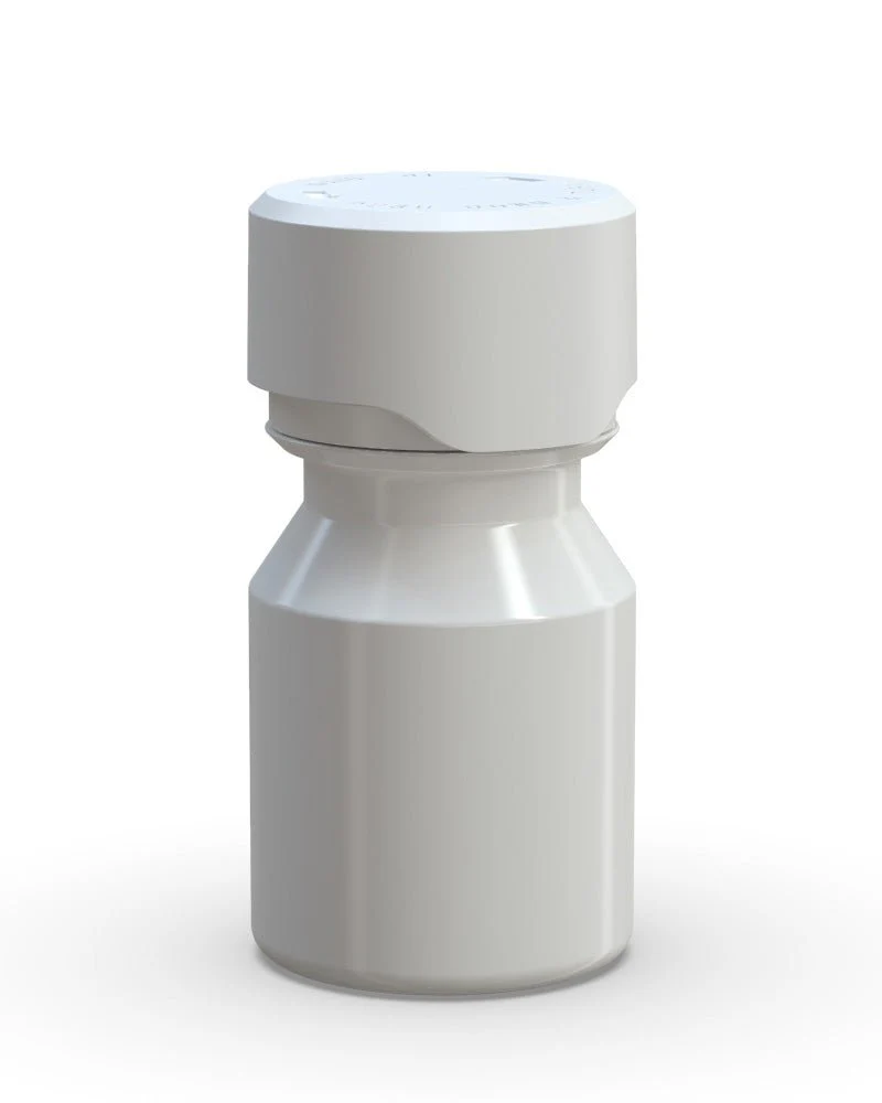 CHUBBY GORILLA | Child Resistant Stubby Aviator Shot Bottles White | 30mL - w/ White Lid - 800 Count - Image 2