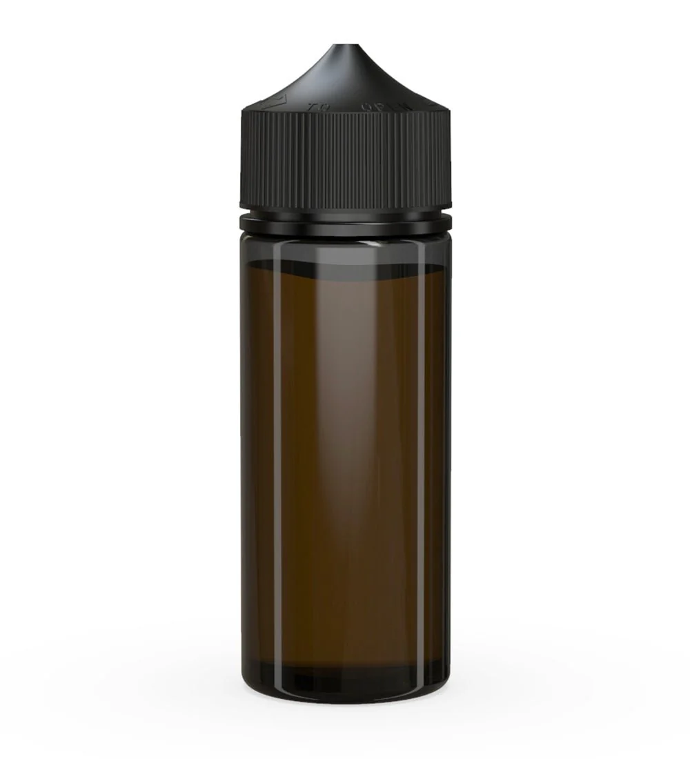 CHUBBY GORILLA | Child Resistant Unicorn V3 PET Dropper Bottles Transparent Black | 120mL - w/ Black Lid - 400 Count - Image 3