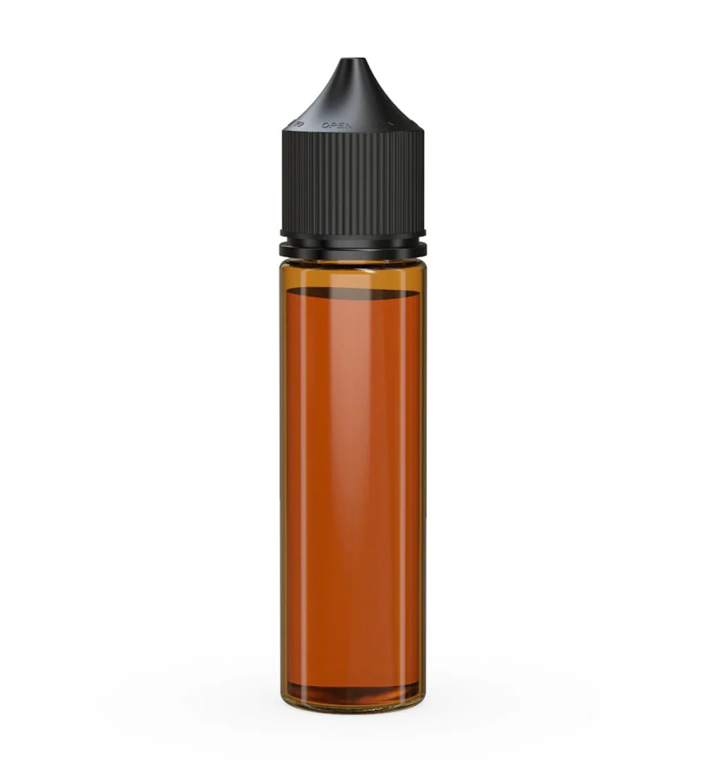 CHUBBY GORILLA | Child Resistant Unicorn V3 PET Dropper Bottles Amber | 60mL - w/ Black Lid - 500 Count - Image 3