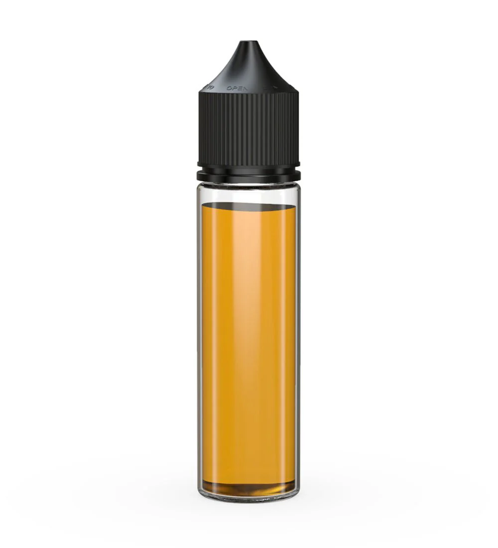 CHUBBY GORILLA | Child Resistant Unicorn V3 PET Dropper Bottles Clear | 60mL - w/ Black Lid - 500 Count - Image 3