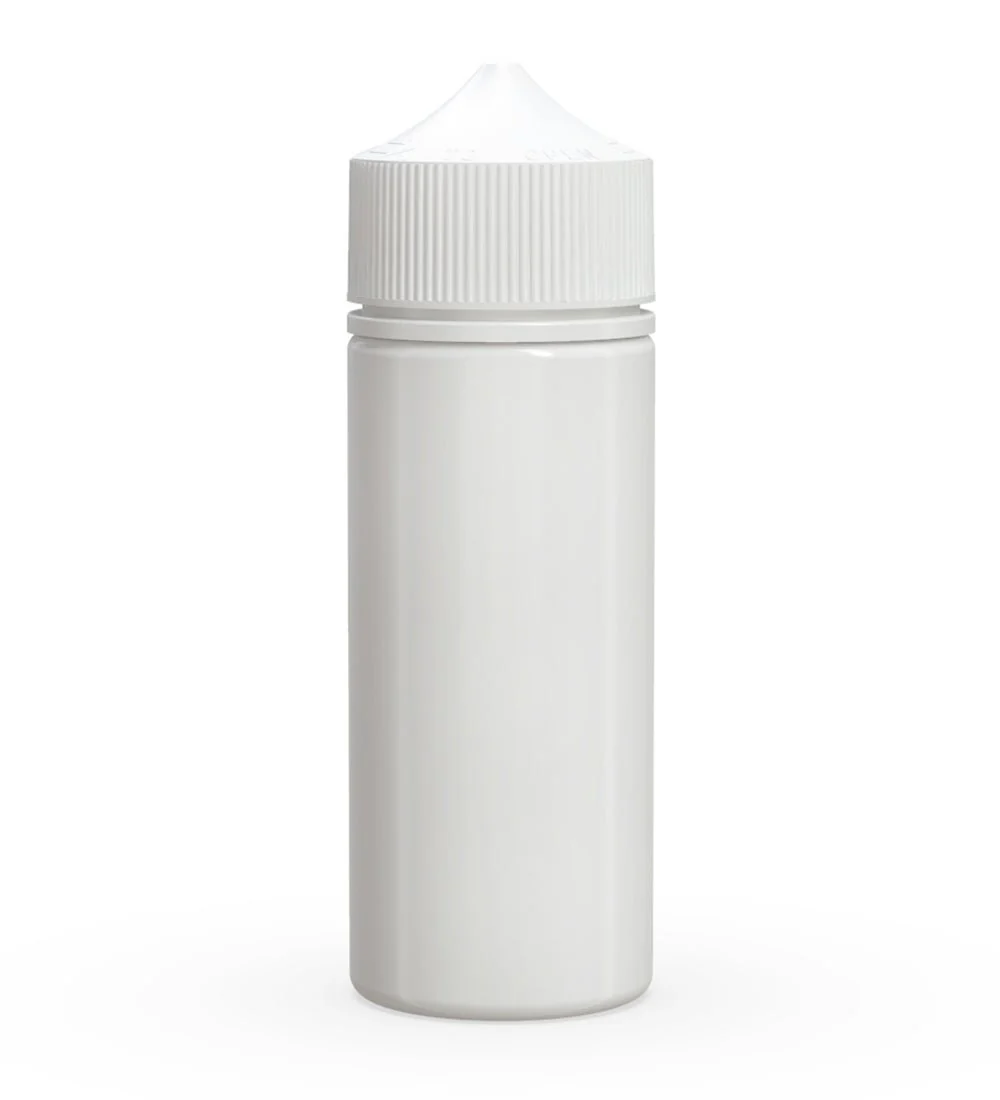 CHUBBY GORILLA | Child Resistant Unicorn V3 PET Dropper Bottles White | 120mL - w/ White Lid - 400 Count