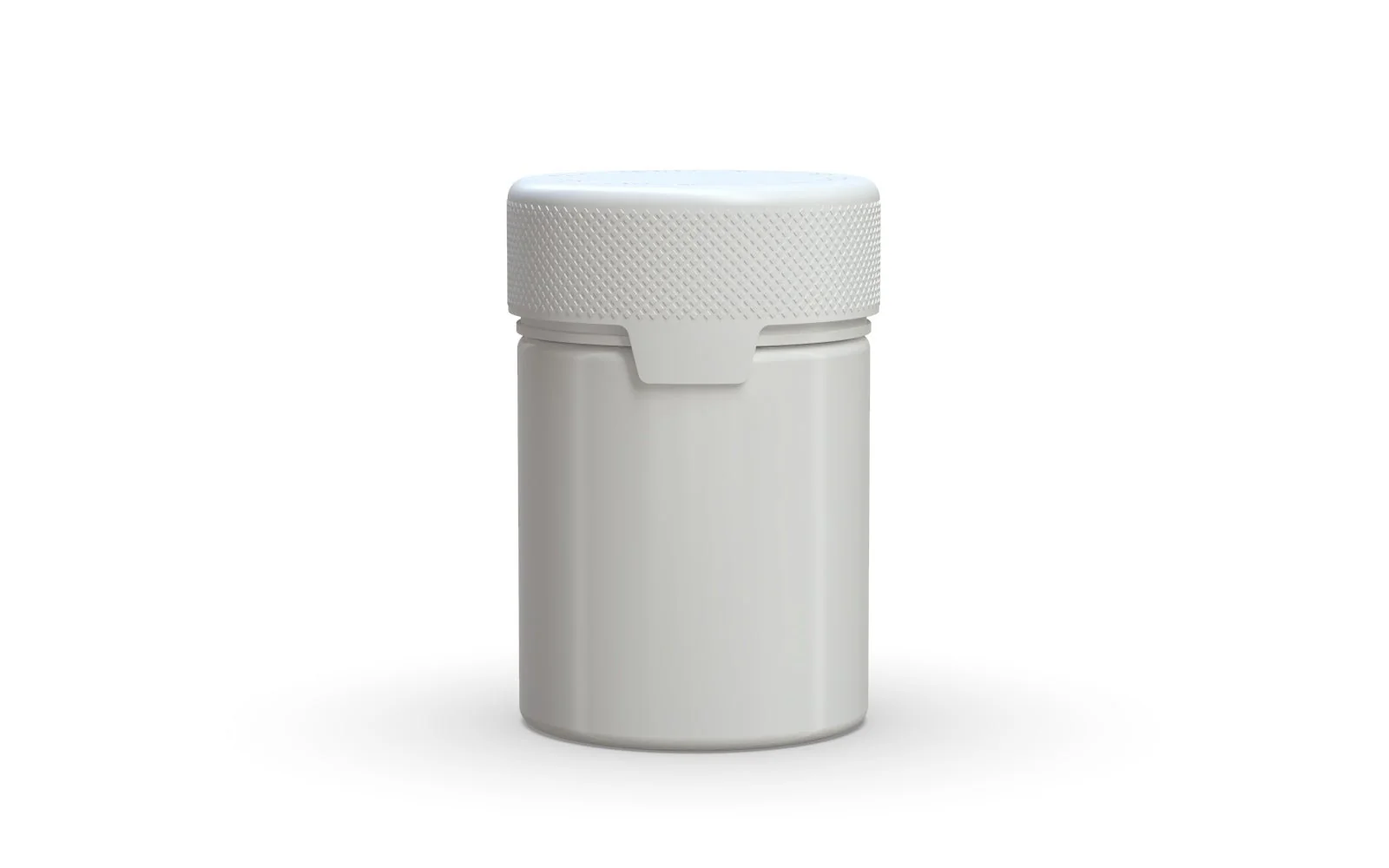 CHUBBY GORILLA | Child Resistant White Plastic Aviator Container w/ White Cap | 120mL - 4oz - 400 Count