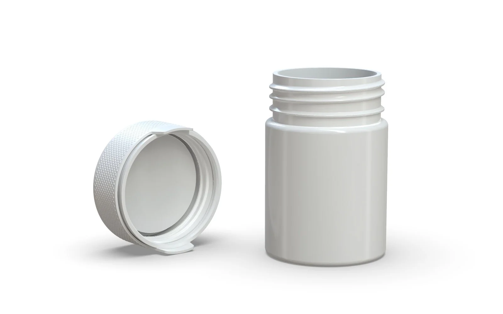 CHUBBY GORILLA | Child Resistant White Plastic Aviator Container w/ White Cap | 120mL - 4oz - 400 Count - Image 4