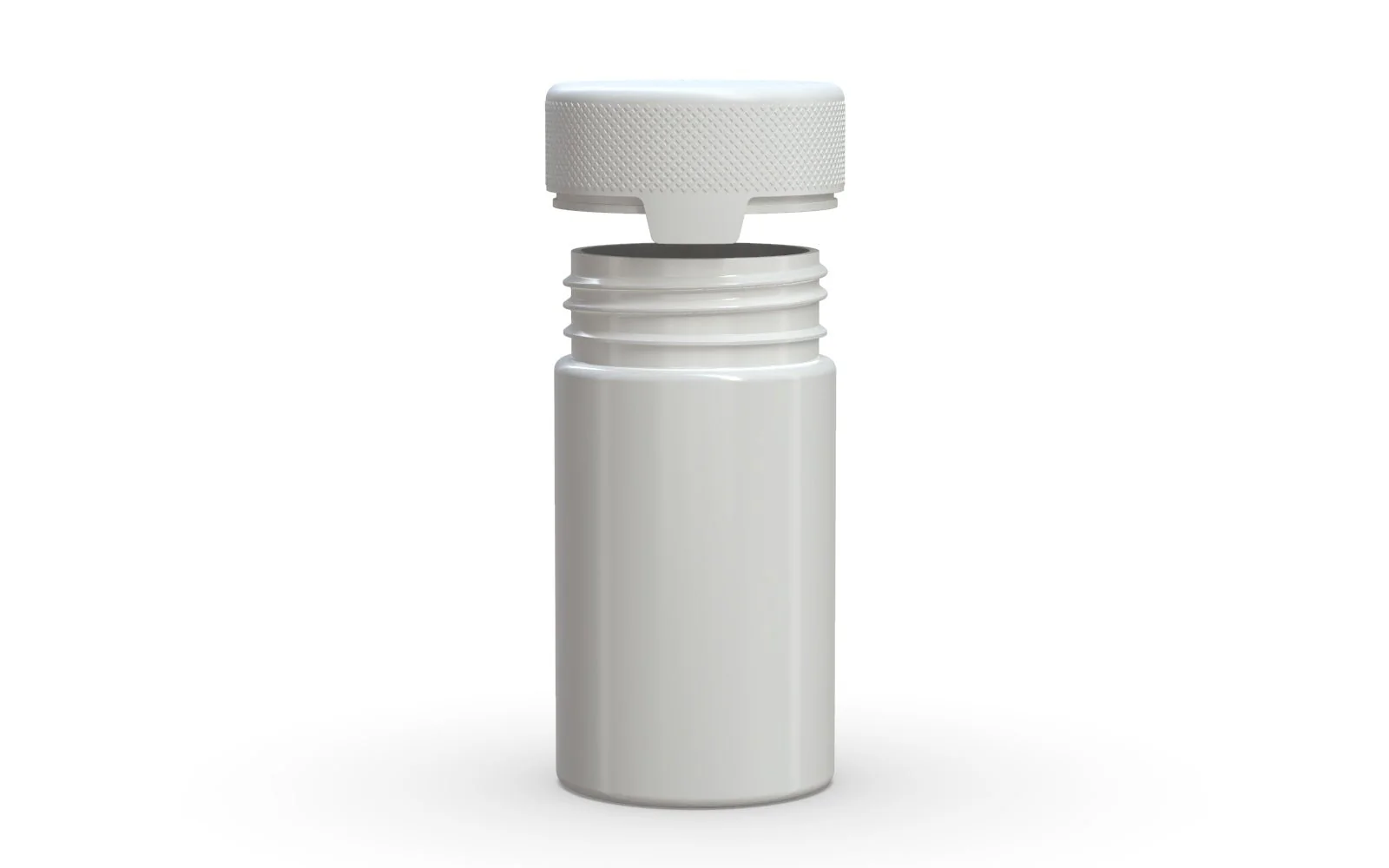 CHUBBY GORILLA | Child Resistant White Plastic Aviator Container w/ White Cap | 150mL - 5oz - 300 Count - Image 3