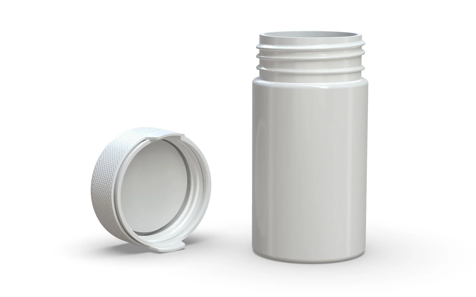 CHUBBY GORILLA | Child Resistant White Plastic Aviator Container w/ White Cap | 150mL - 5oz - 300 Count - Image 4