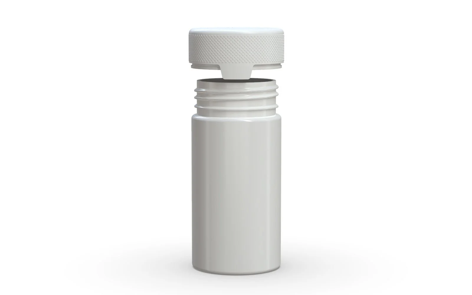 CHUBBY GORILLA | Child Resistant White Plastic Aviator Container w/ White Cap | 180mL - 6oz - 300 Count - Image 3