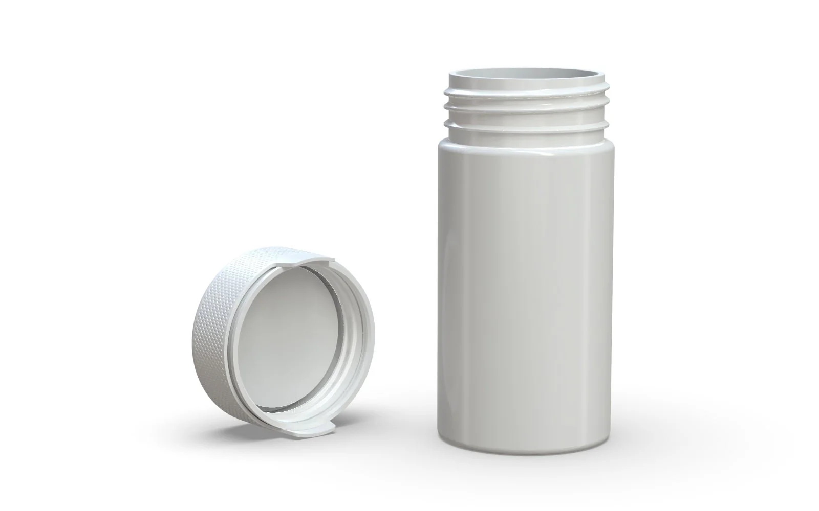 CHUBBY GORILLA | Child Resistant White Plastic Aviator Container w/ White Cap | 180mL - 6oz - 300 Count - Image 4