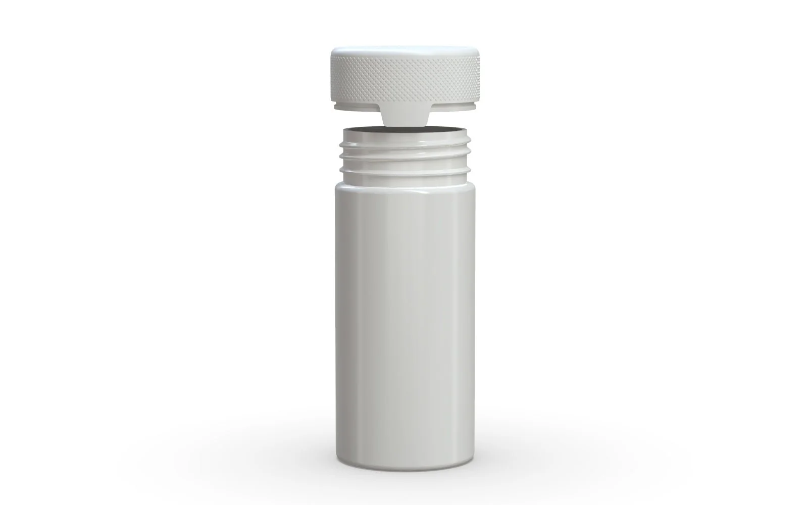 CHUBBY GORILLA | Child Resistant White Plastic Aviator Container w/ White Cap | 240mL - 8oz - 200 Count - Image 3