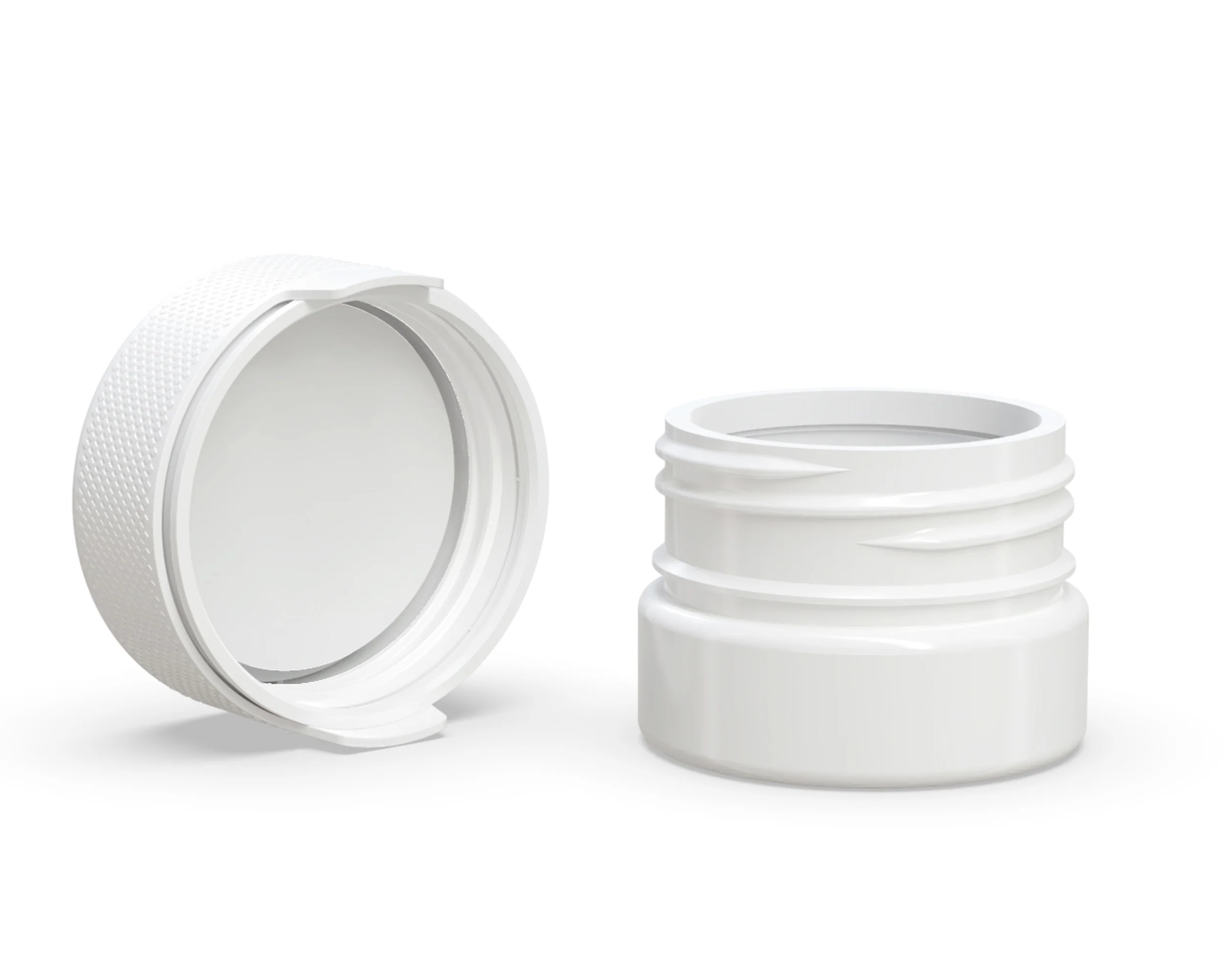 CHUBBY GORILLA | Child Resistant White Plastic Aviator Container w/ White Cap | 30mL - 1oz - 500 Count - Image 4