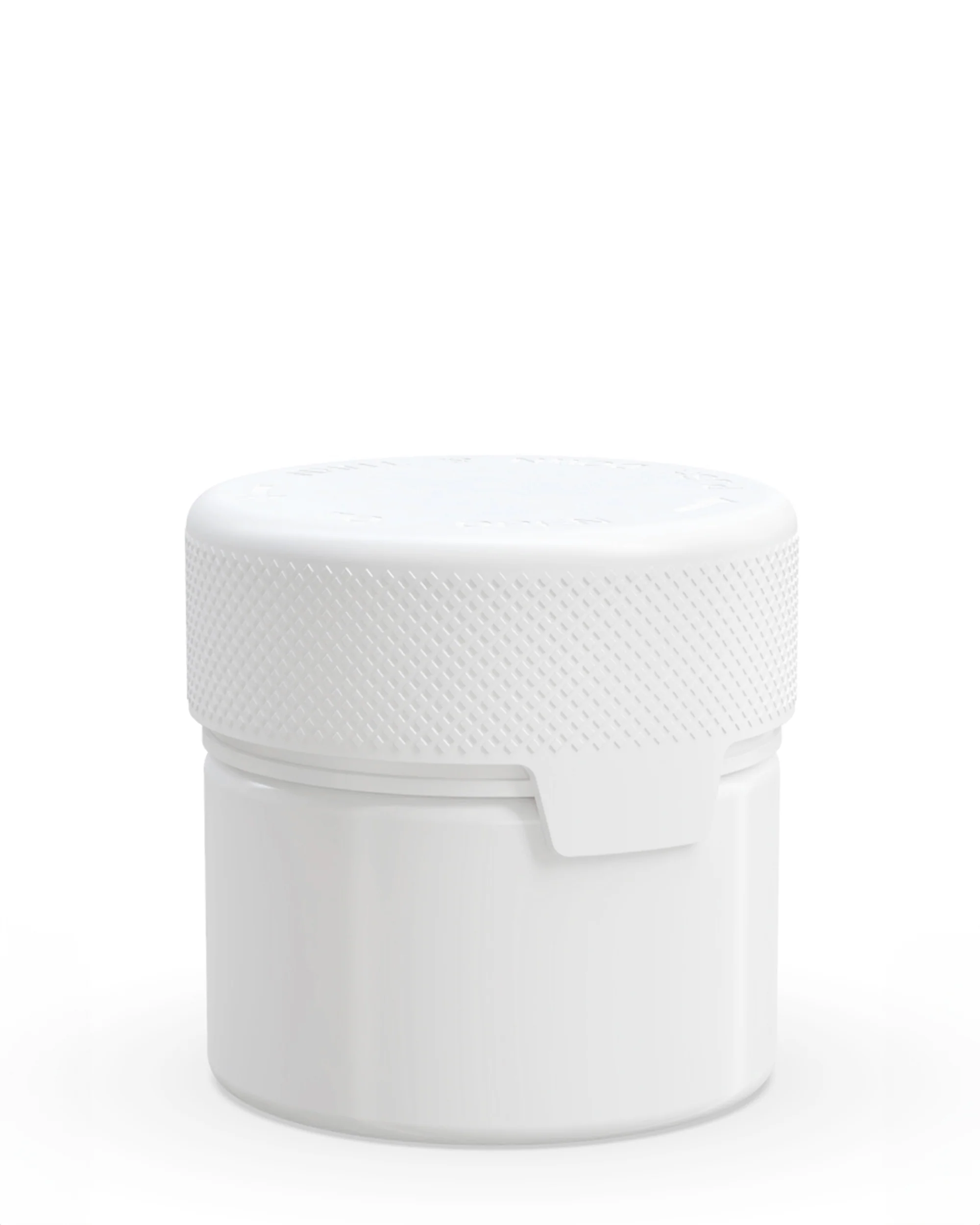 CHUBBY GORILLA | Child Resistant White Plastic Aviator Container w/ White Cap | 60mL - 2oz - 500 Count - Image 2