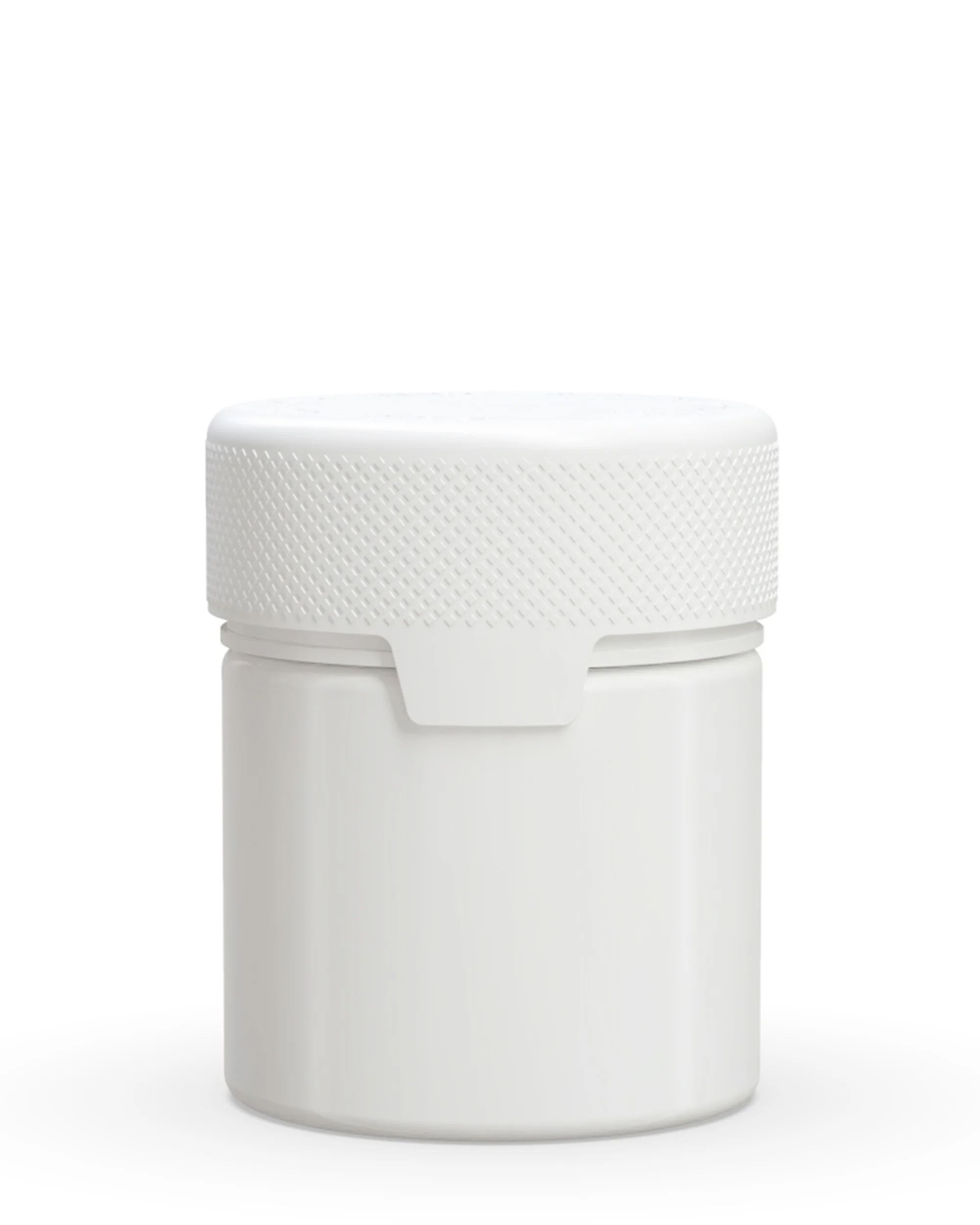 CHUBBY GORILLA | Child Resistant White Plastic Aviator Container w/ White Cap | 90mL - 3oz - 400 Count