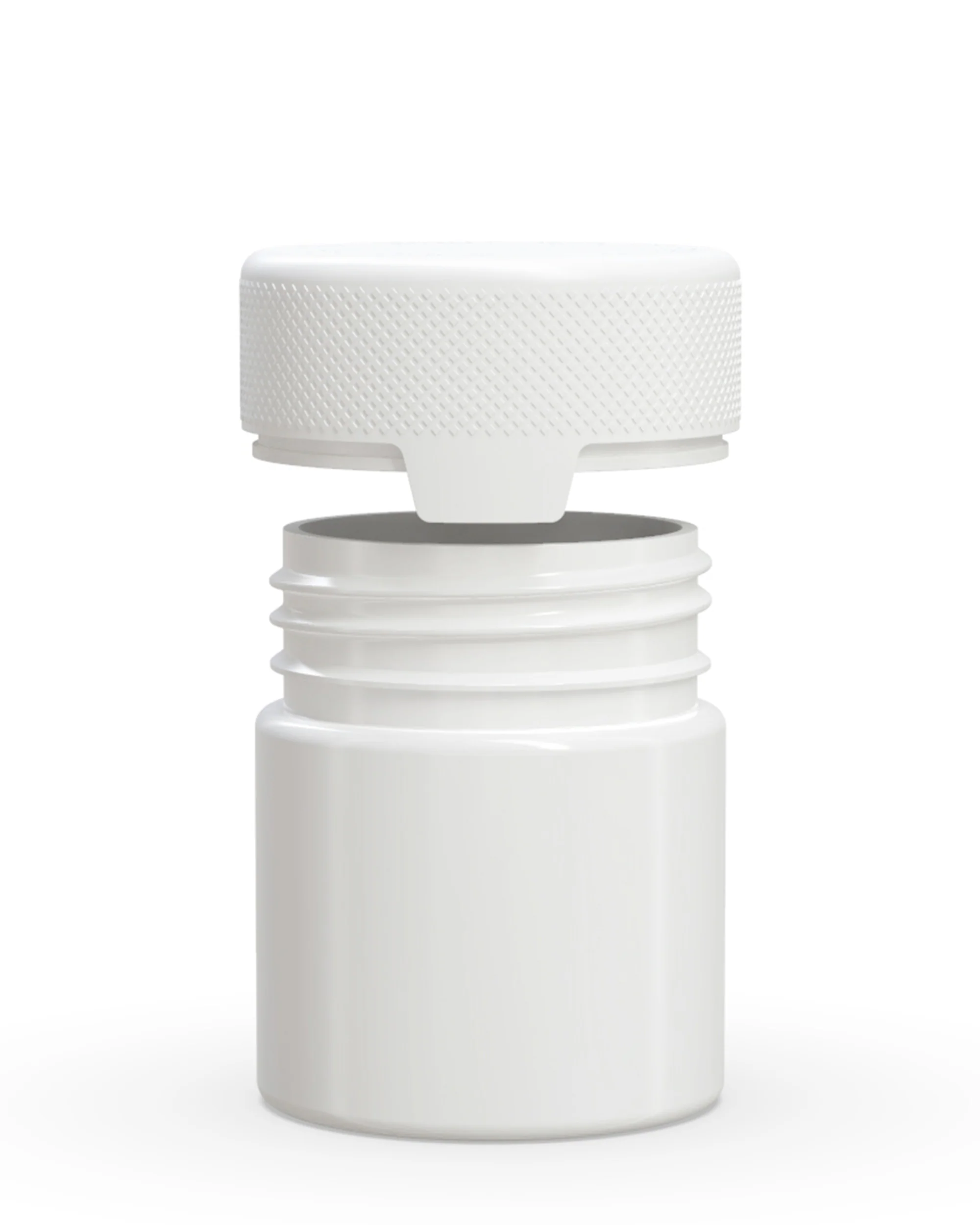 CHUBBY GORILLA | Child Resistant White Plastic Aviator Container w/ White Cap | 90mL - 3oz - 400 Count - Image 3