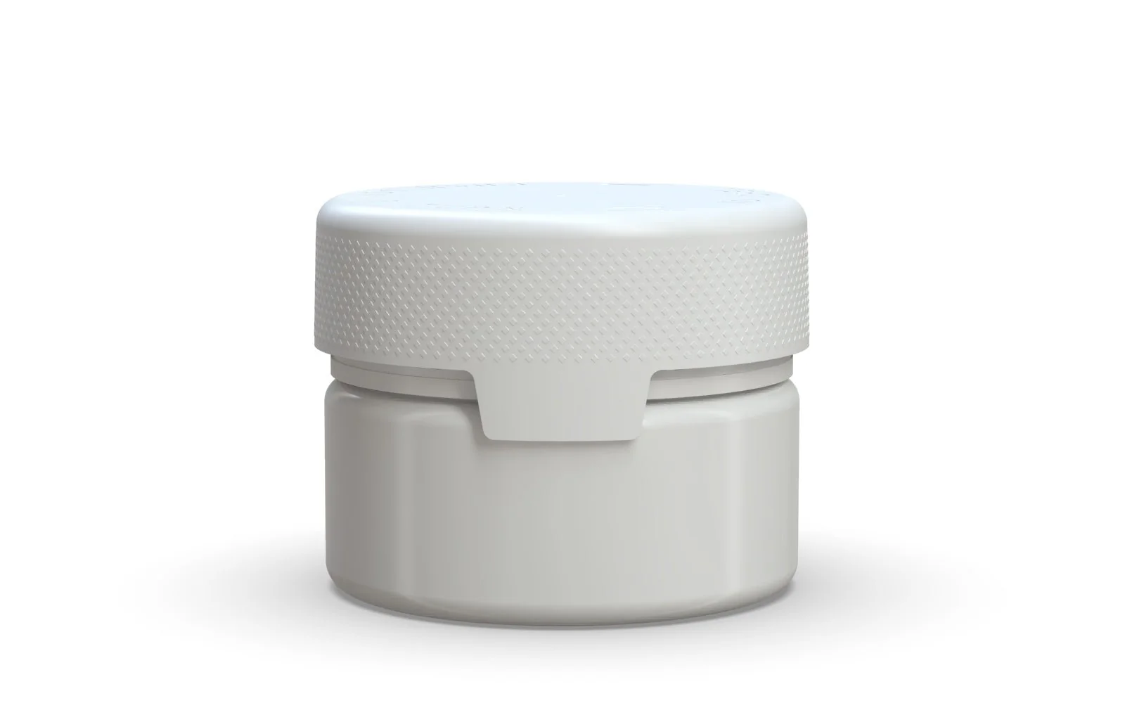 CHUBBY GORILLA | Child Resistant White Plastic Aviator XL Container w/ White Cap | 220mL - 7.5oz - 100 Count