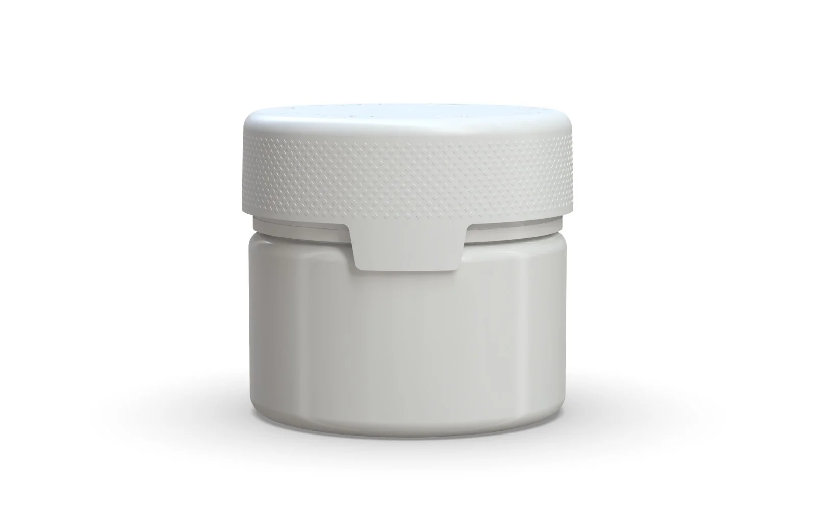 CHUBBY GORILLA | Child Resistant White Plastic Aviator XL Container w/ White Cap | 300mL - 10oz - 80 Count