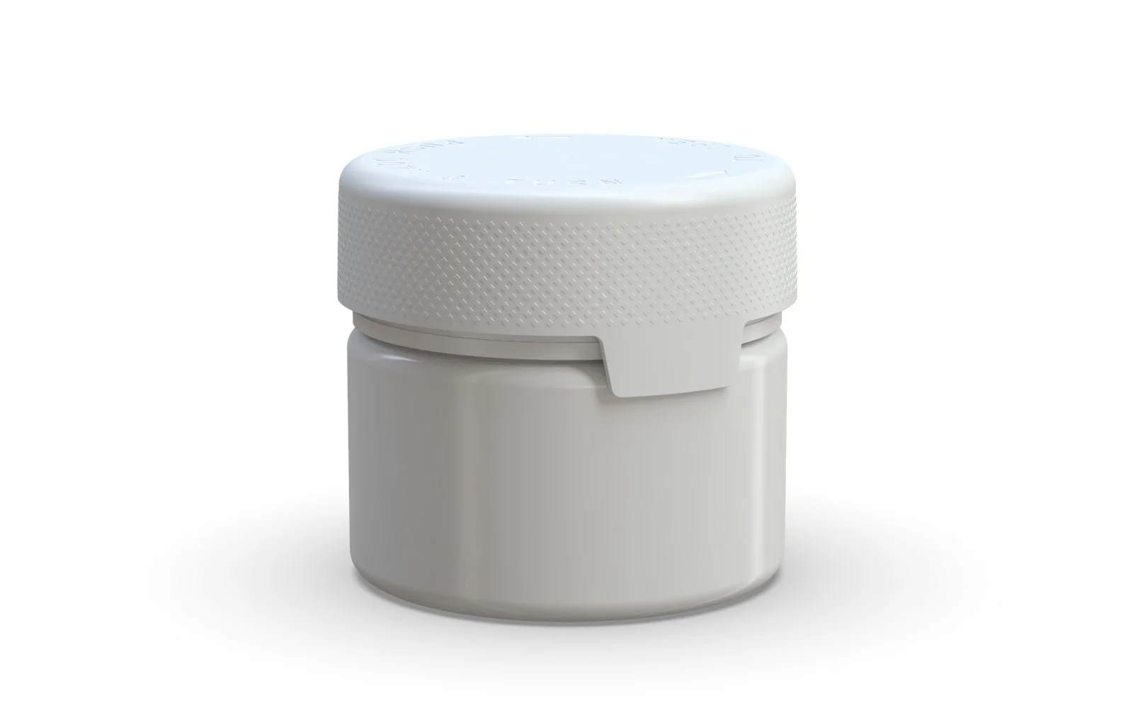 CHUBBY GORILLA | Child Resistant White Plastic Aviator XL Container w/ White Cap | 300mL - 10oz - 80 Count - Image 2