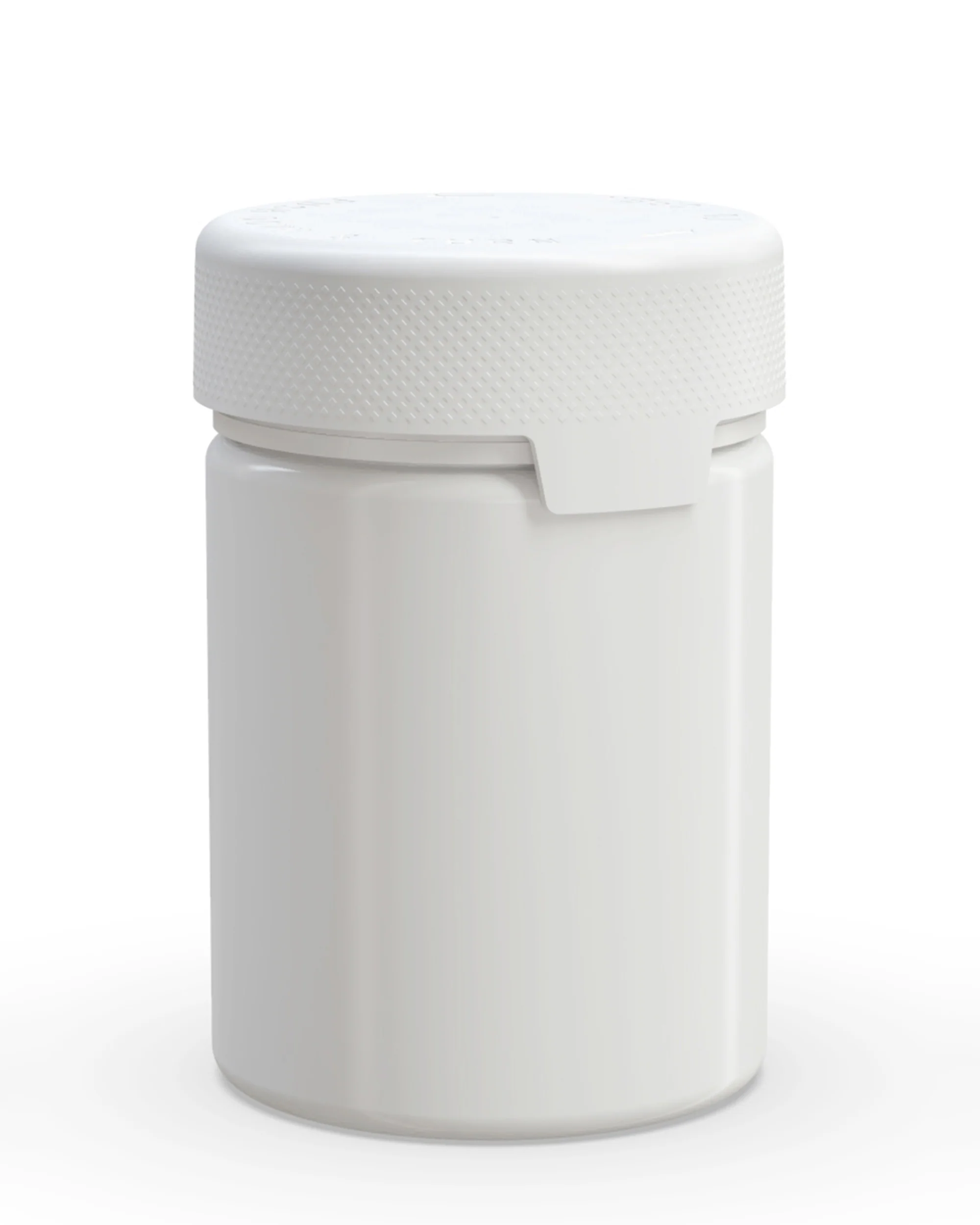 CHUBBY GORILLA | Child Resistant White Plastic Aviator XL Container w/ White Cap | 625mL - 21.5oz - 40 Count - Image 2