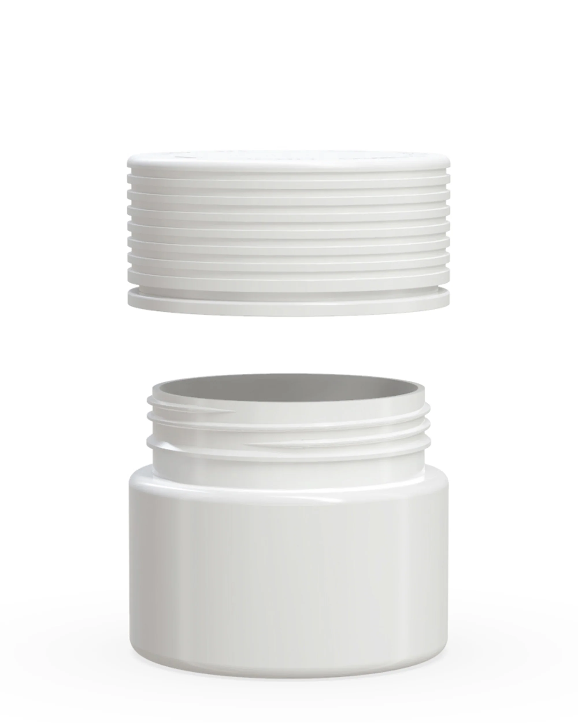 CHUBBY GORILLA | Child Resistant White Plastic Spiral Jar w/ White Cap | 55mm - 2oz - 400 Count - Image 3