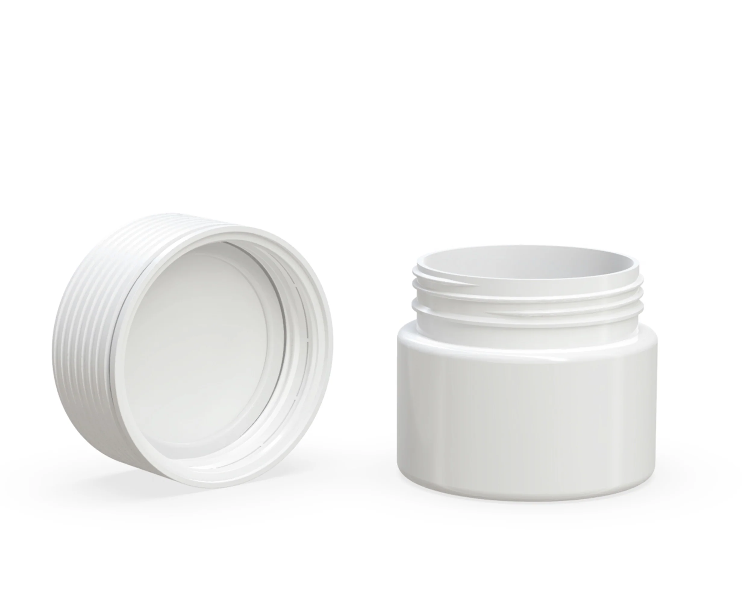 CHUBBY GORILLA | Child Resistant White Plastic Spiral Jar w/ White Cap | 55mm - 2oz - 400 Count - Image 4