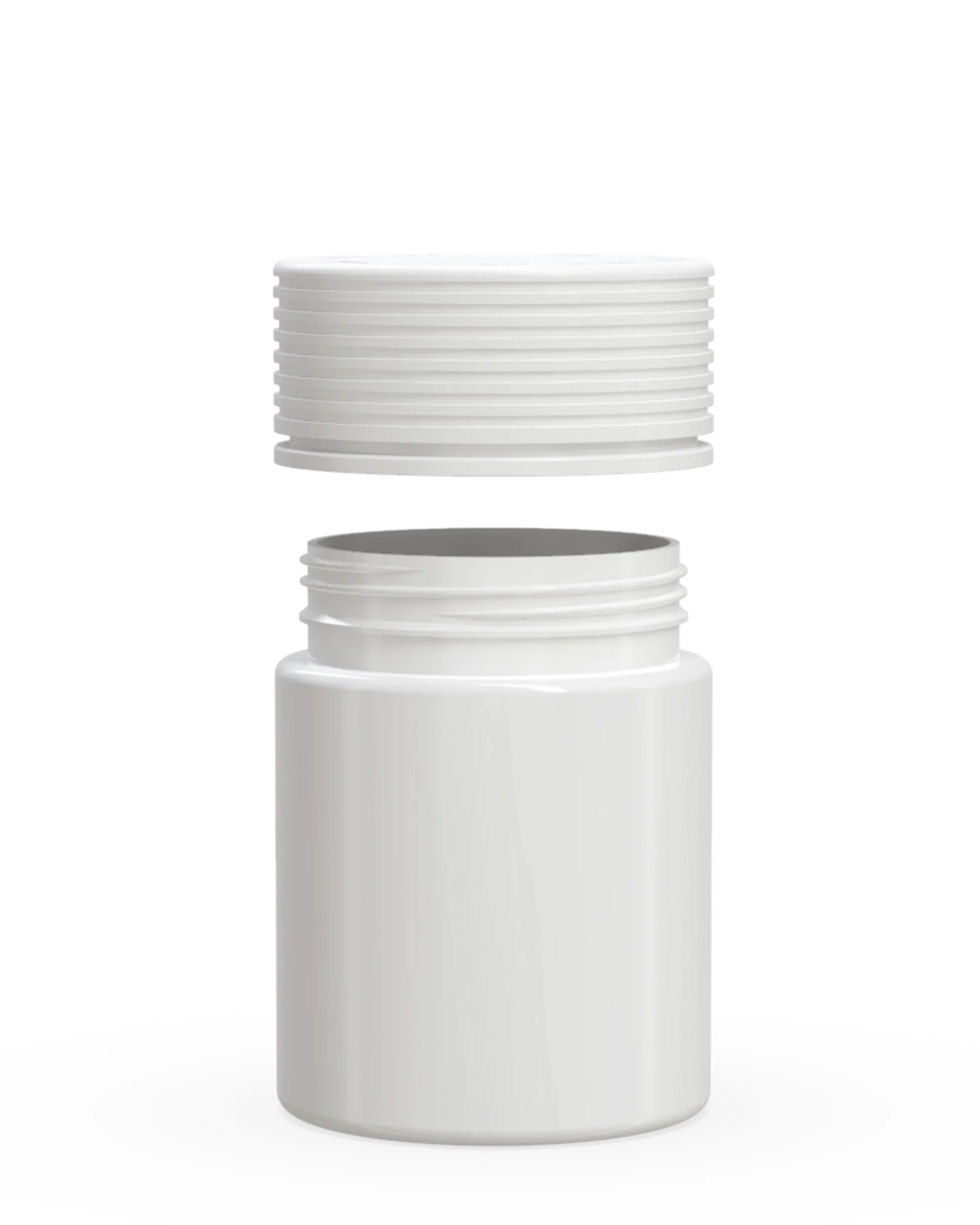 CHUBBY GORILLA | Child Resistant White Plastic Spiral Jar w/ White Cap | 55mm - 4oz - 400 Count - Image 3
