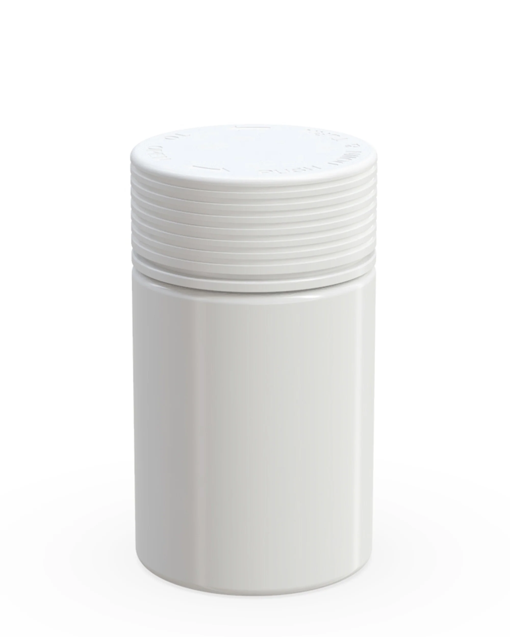 CHUBBY GORILLA | Child Resistant White Plastic Spiral Jar w/ White Cap | 55mm - 5oz - 300 Count - Image 2