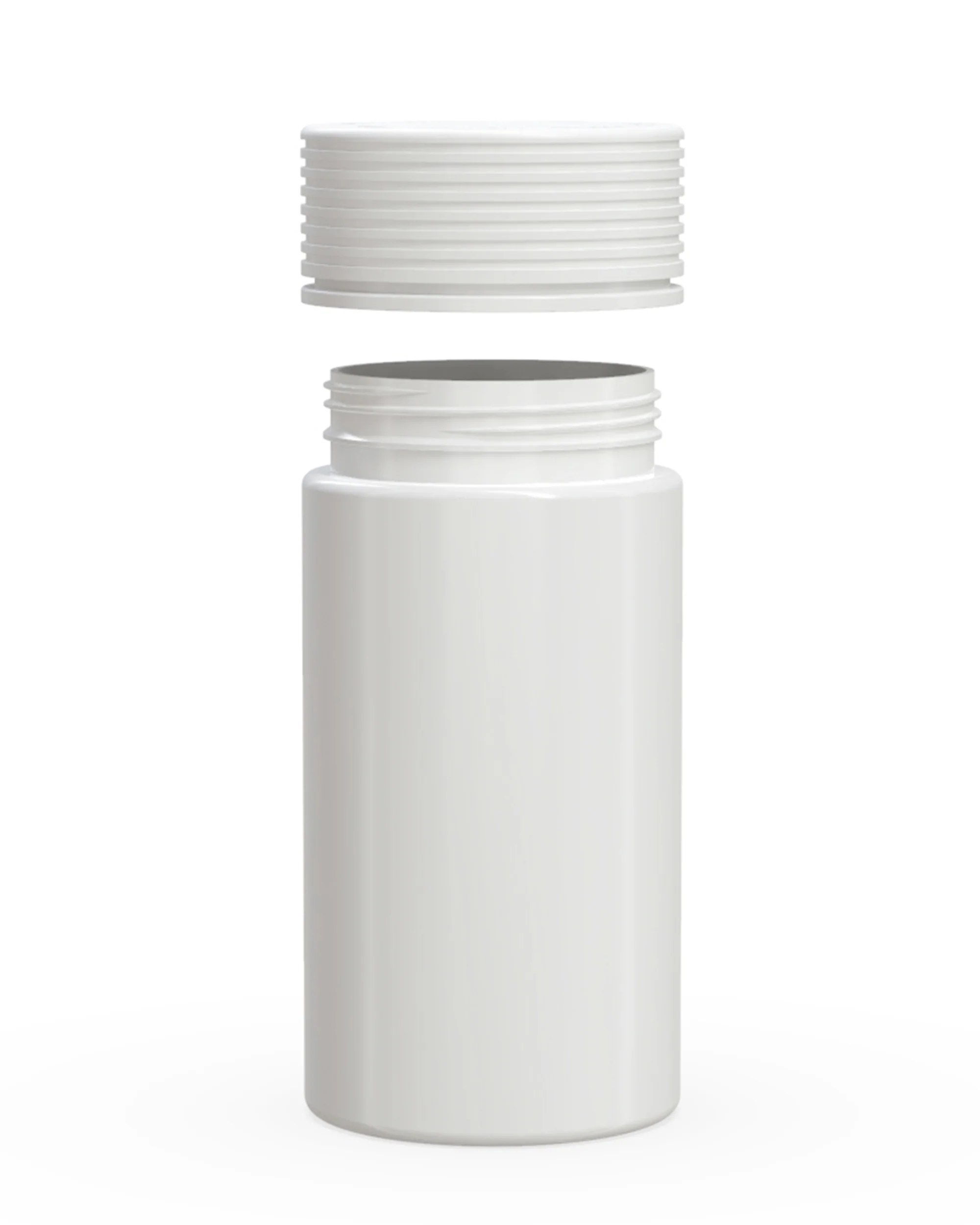 CHUBBY GORILLA | Child Resistant White Plastic Spiral Jar w/ White Cap | 55mm - 6oz - 300 Count - Image 3
