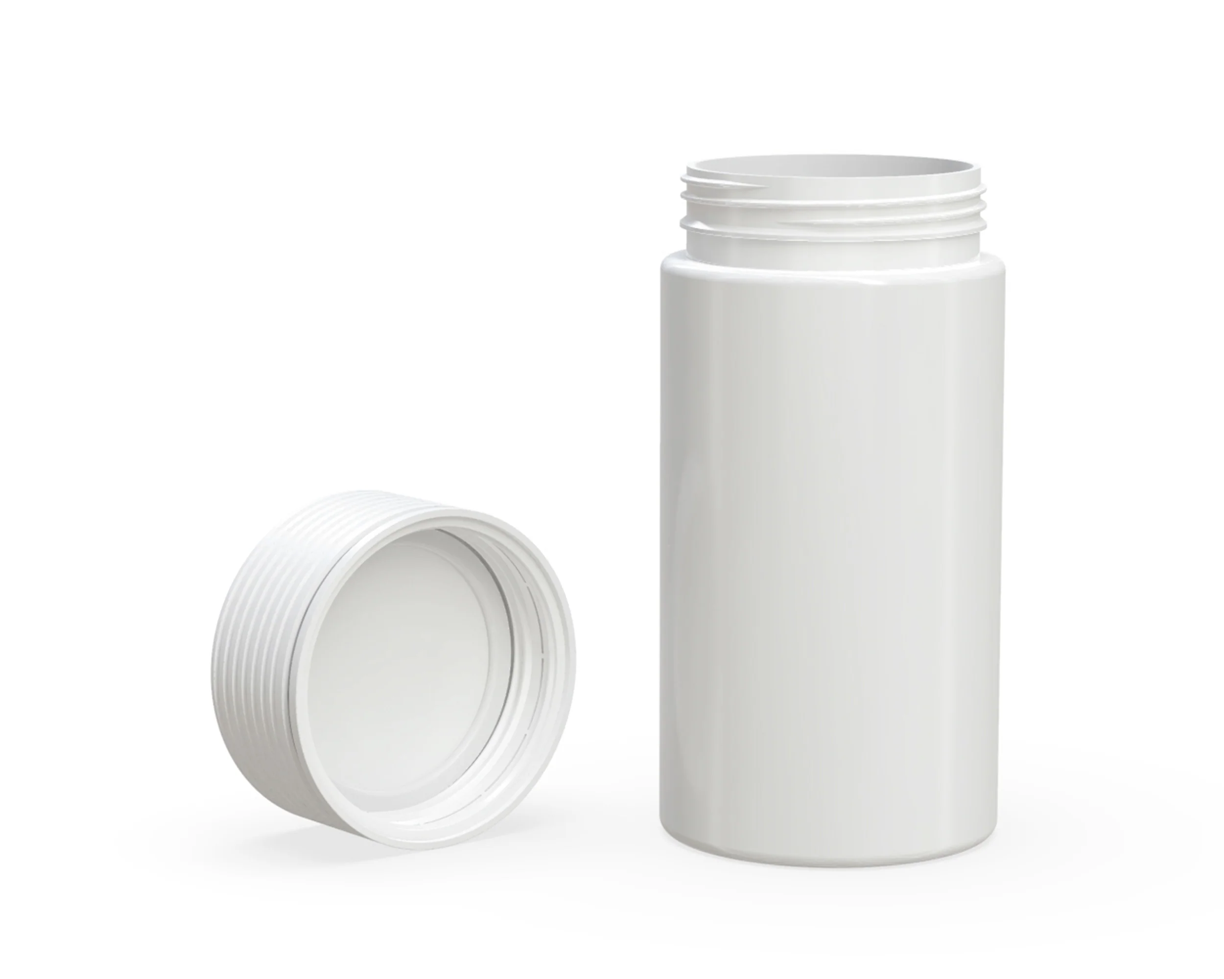 CHUBBY GORILLA | Child Resistant White Plastic Spiral Jar w/ White Cap | 55mm - 6oz - 300 Count - Image 4