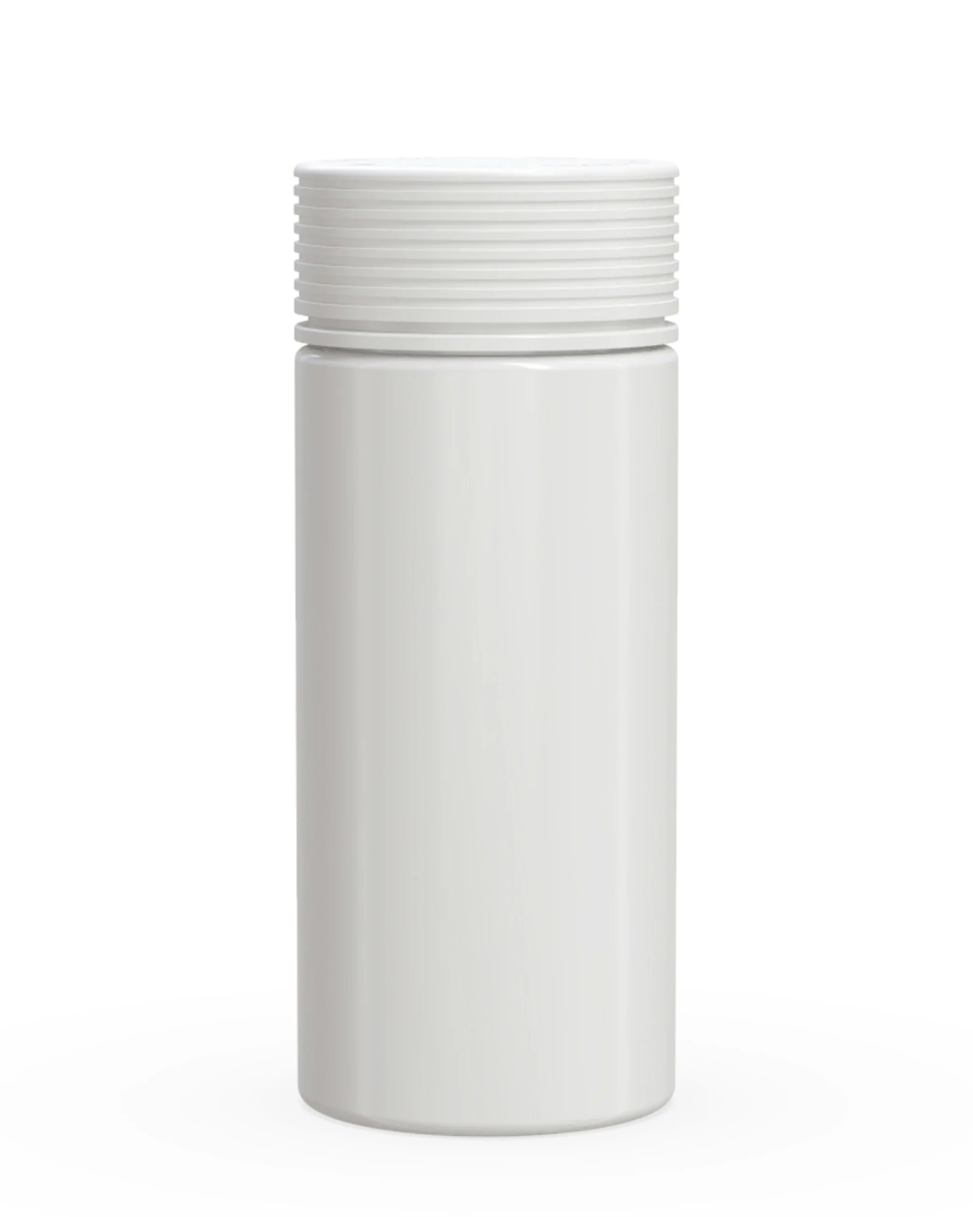 CHUBBY GORILLA | Child Resistant White Plastic Spiral Jar w/ White Cap | 55mm - 8oz - 200 Count