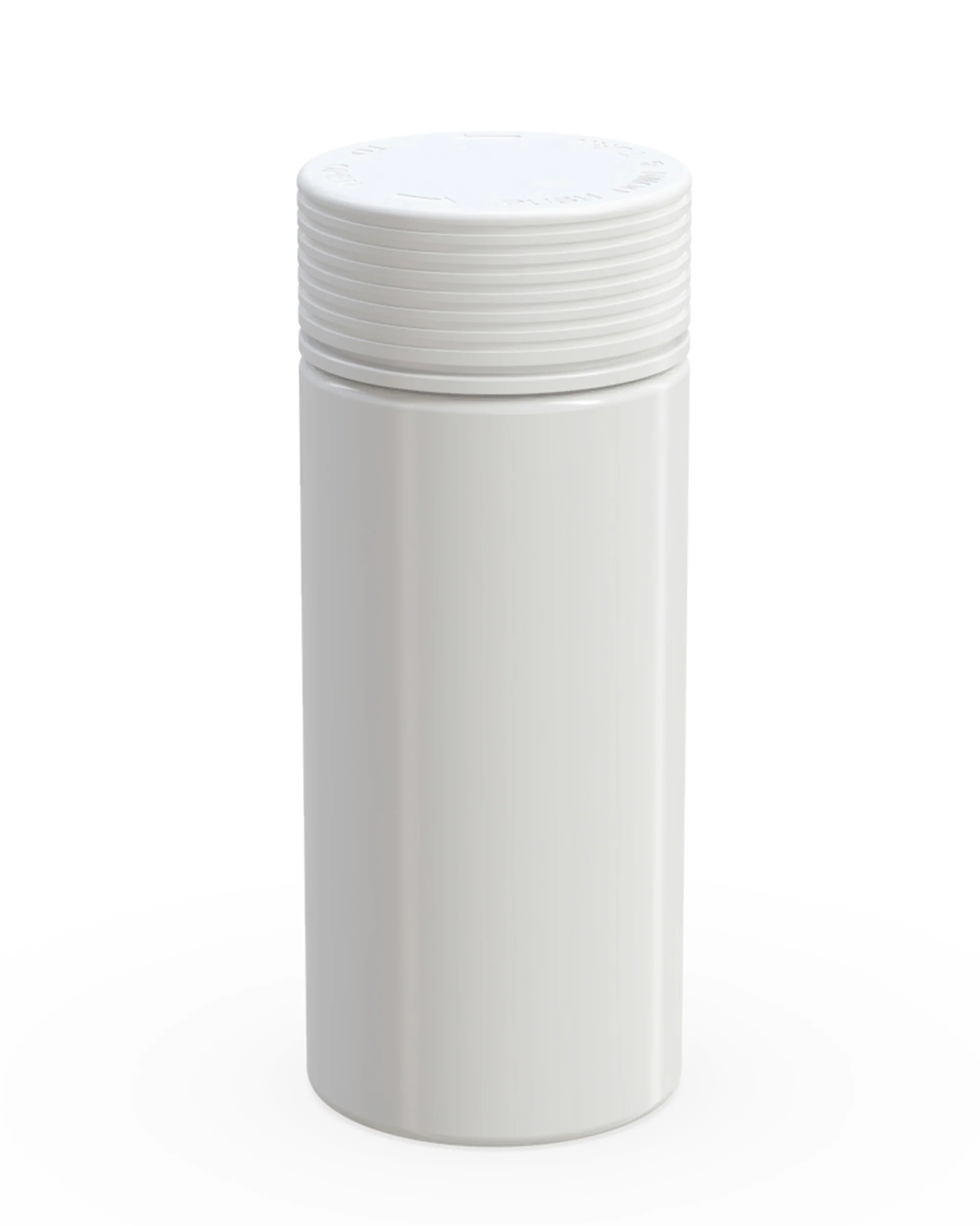 CHUBBY GORILLA | Child Resistant White Plastic Spiral Jar w/ White Cap | 55mm - 8oz - 200 Count - Image 2