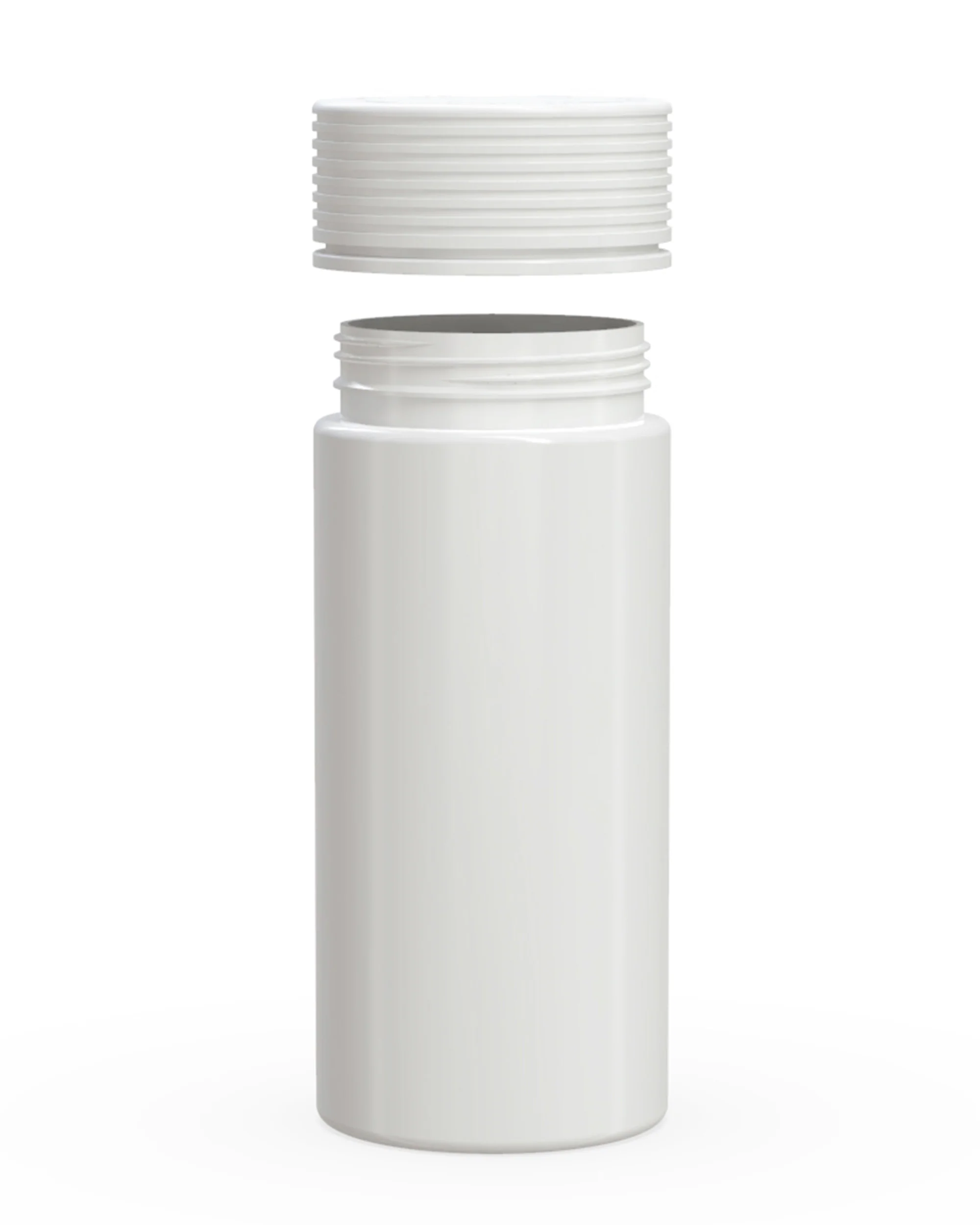 CHUBBY GORILLA | Child Resistant White Plastic Spiral Jar w/ White Cap | 55mm - 8oz - 200 Count - Image 3