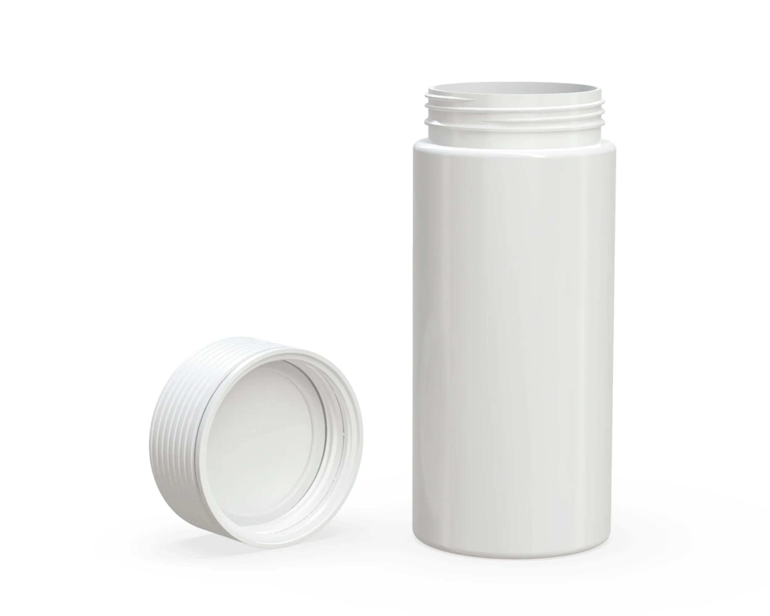 CHUBBY GORILLA | Child Resistant White Plastic Spiral Jar w/ White Cap | 55mm - 8oz - 200 Count - Image 4