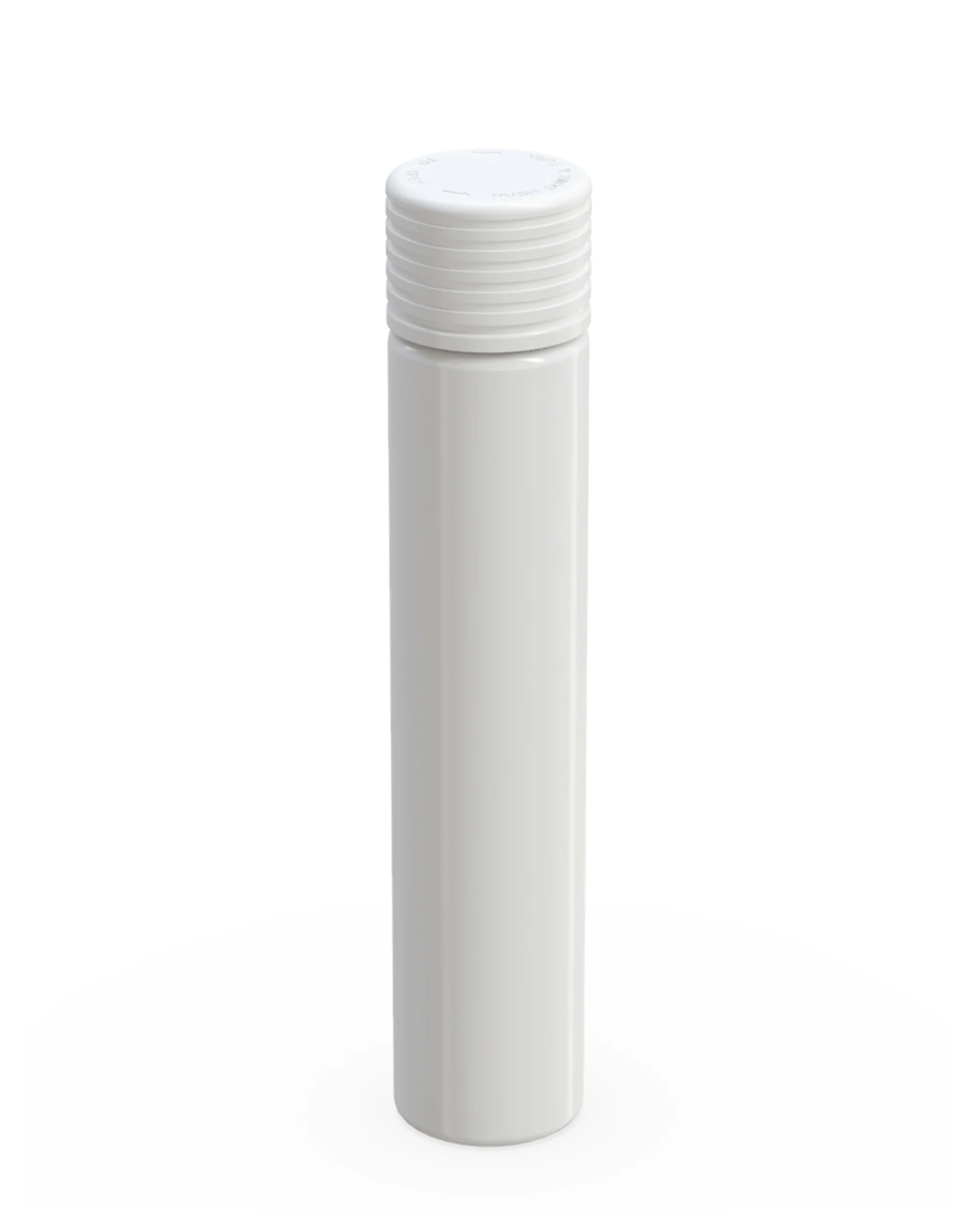 CHUBBY GORILLA | Child Resistant White Plastic Spiral Pre-Roll Tubes w/ White Cap | 25mm - 115mm - 200 Count - Image 2