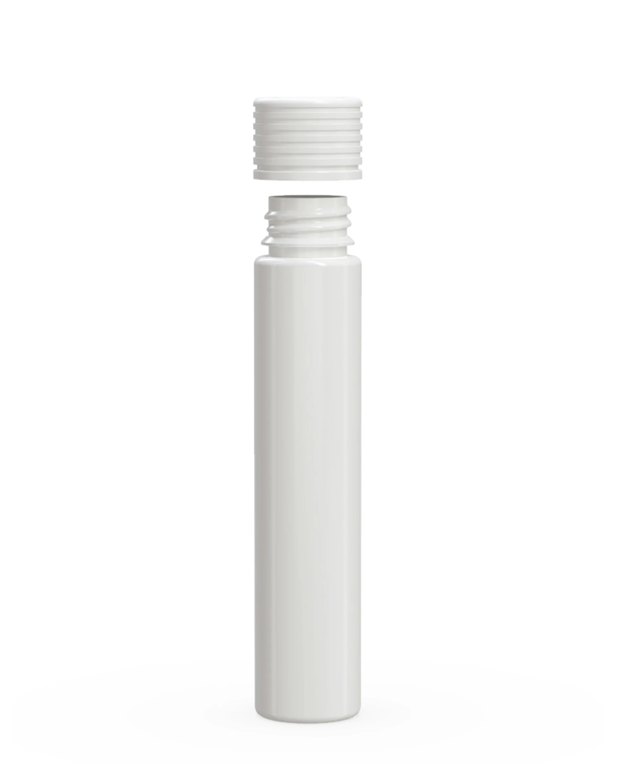 CHUBBY GORILLA | Child Resistant White Plastic Spiral Pre-Roll Tubes w/ White Cap | 25mm - 115mm - 200 Count - Image 3