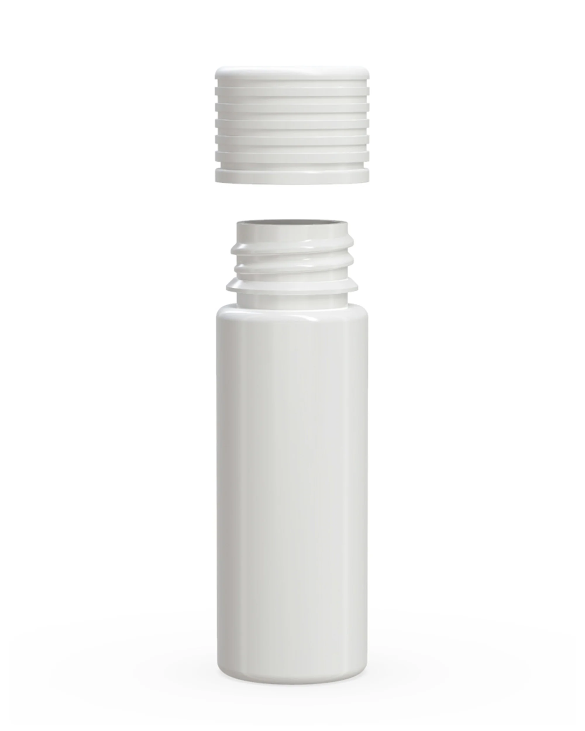 CHUBBY GORILLA | Child Resistant White Plastic Spiral Pre-Roll Tubes w/ White Cap | 25mm - 65mm - 400 Count - Image 3